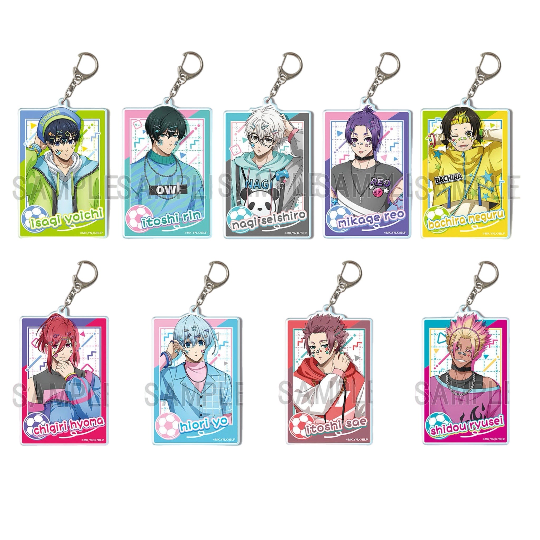 [Pre-order] Blue Lock - Decorative Pop ver. New Illustration Big Acrylic Keychain
