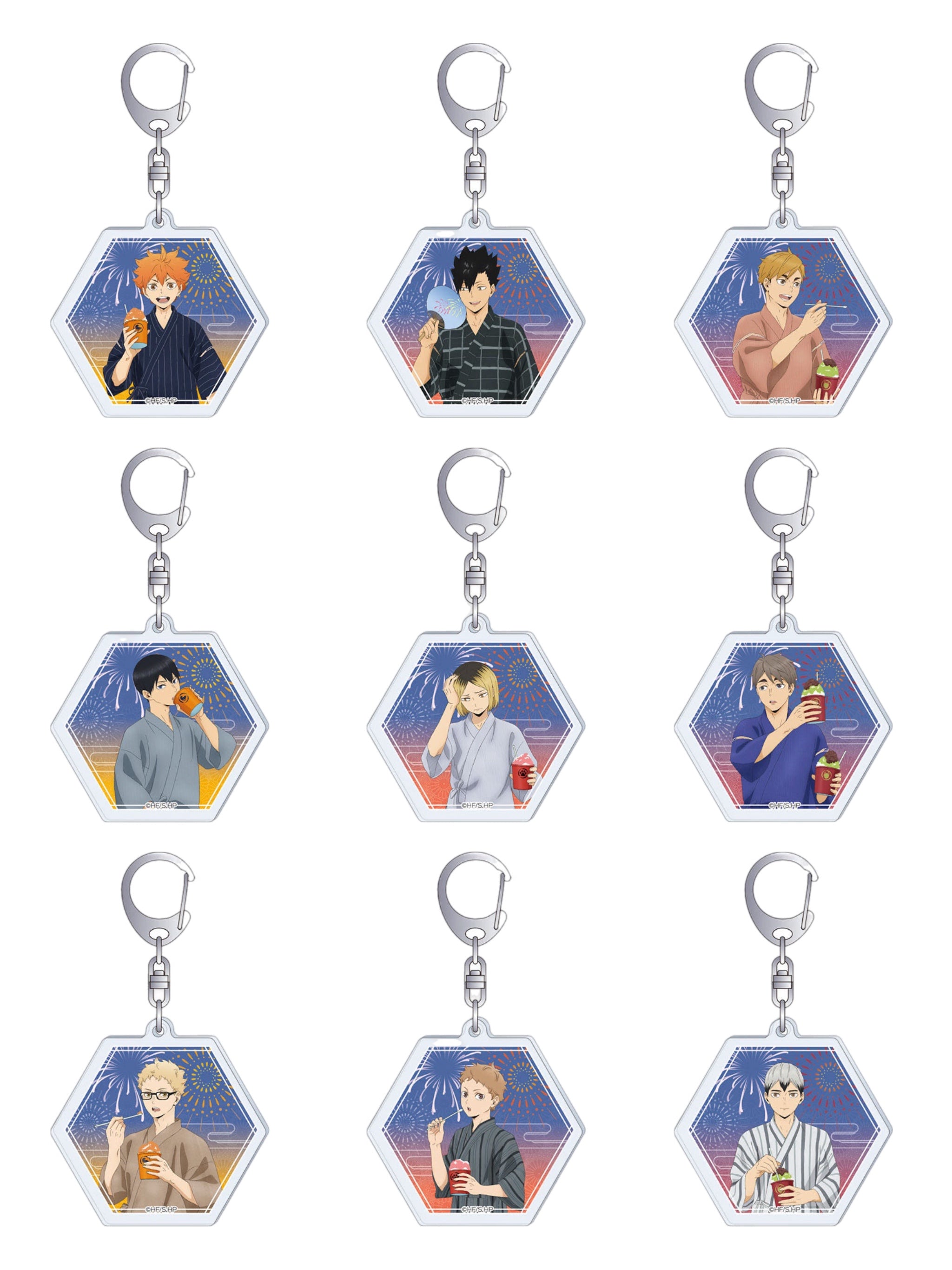 [Pre-Order] Haikyuu!! - Summer Fair Acrylic Keychains