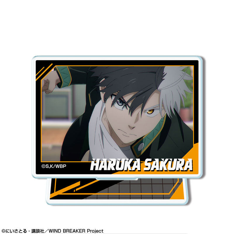 [Pre-Order] Haruka Sakura - WIND BREAKER Mini Acrylic Stand Design 01