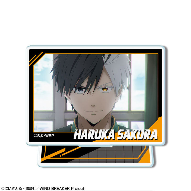 [Pre-Order] Haruka Sakura - WIND BREAKER Mini Acrylic Stand Design 08