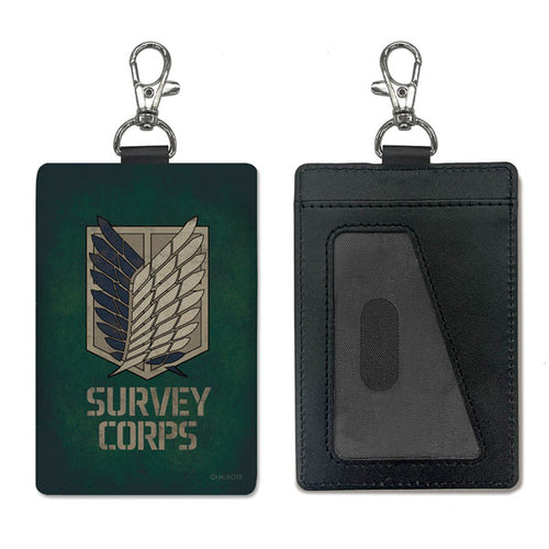 [Pre-order] Survey Corps - Attack on Titan Pass Case (w/Swivel Snap Hook)