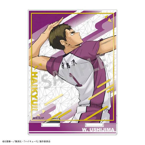 Bundle [Pre-order] Ushijima & Tendo - Haikyuu!! Foil Acrylic Stand