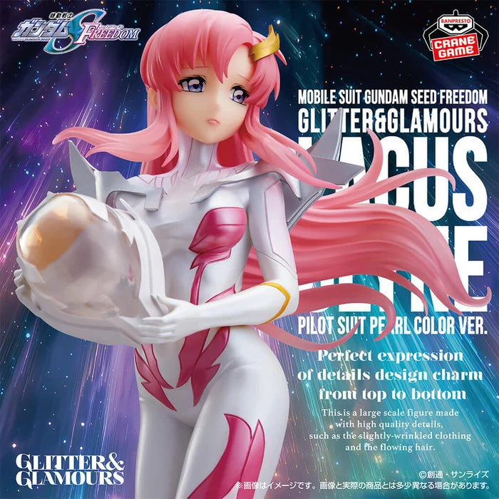 Lacus Clyne – Mobile Suit Gundam SEED Freedom Pilot Suit Pearl Color Ver. Glitter & Glamours Figure