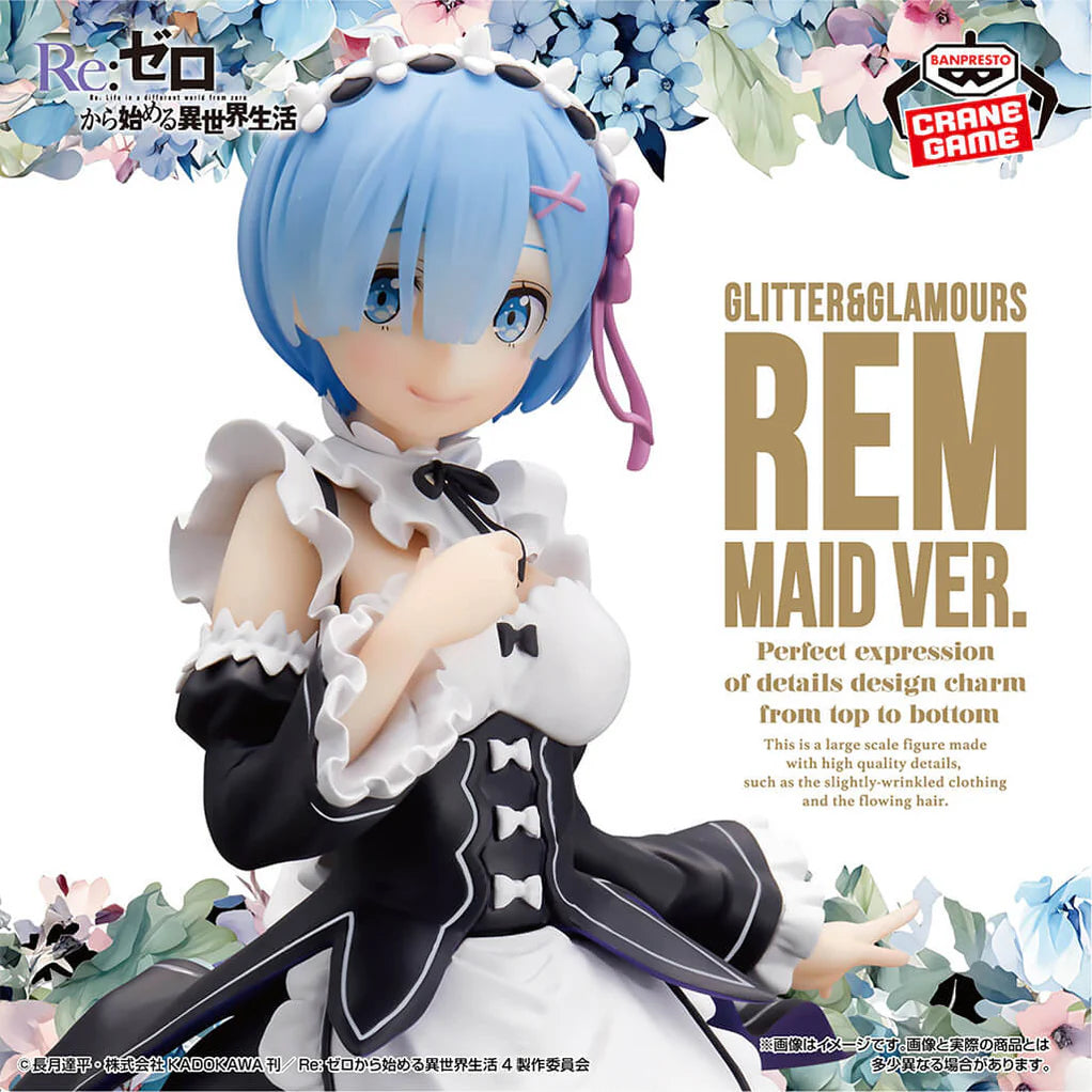 [Pre-order] Rem – Re:ZERO Maid Ver. Glitter & Glamours Figure