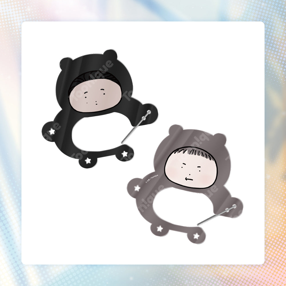 [Pre-Order] Opposites Attract - Acrylic Carabiner