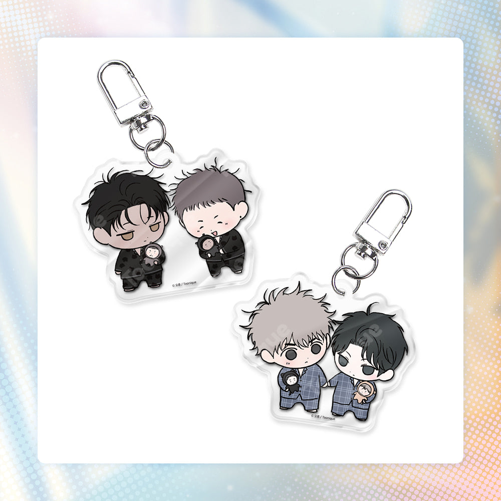 [Pre-Order] Opposites Attract - SD Acrylic Keychain