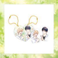 Love is an Illusion! - Superstar Heart Magnetic Keyring SET