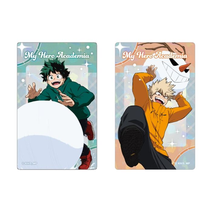 ~Exclusive~ [Pre-order] My Hero Academia TOHO Animation Jump Festa 2026 Holographic Clear Card Set Playing in Snow Ver.