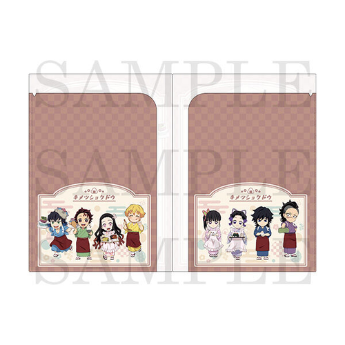 ~Exclusive~ [Pre-order] Demon Slayer Aniplex Pop Up Shop ~Kimetsu Food Court~ Menu Style Double Pocket Clear File