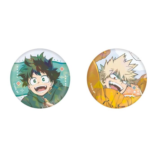~Exclusive~ [Pre-order] My Hero Academia TOHO Animation Jump Festa 2026 Holographic Can Badge Set Playing in Snow Ver.