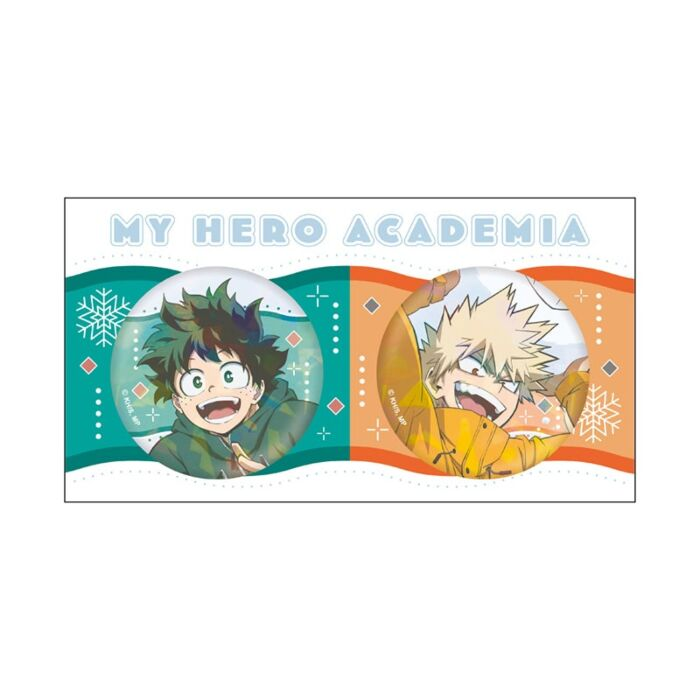 ~Exclusive~ [Pre-order] My Hero Academia TOHO Animation Jump Festa 2026 Holographic Can Badge Set Playing in Snow Ver.