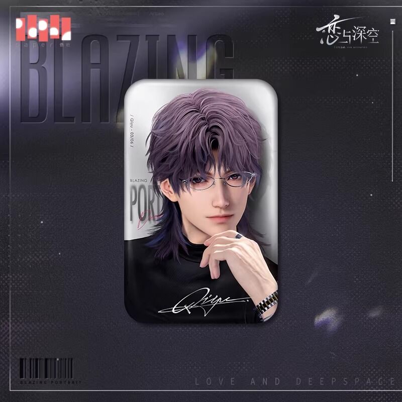 ~Exclusive~ [Pre-order] Love and Deepspace - Papergames Blaze Capture Series Square Can Badge